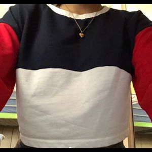 Cropped sweatshirt
